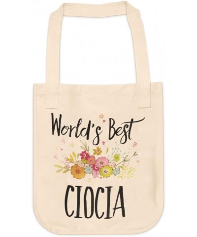 World_s Best Ciocia Tote bag for Women And Men Graphic Shoulder Bags Casual Cloth Purses and Aesthetic Handbags $20.64 Totes