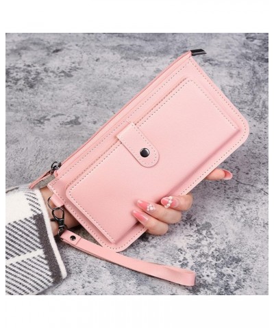 Fashion Multi Card Purse For Women - Foldable Wallet With Zipper - Credit Card Coin Purse - Women's Fashion Purse Pink 7.87x4...