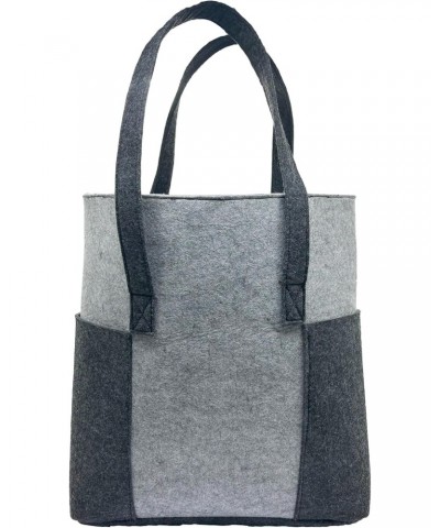 Felt Tote shopper Bag With Front Pocket And Shoulder Handles, Woman's Felt Handbag, Felt Purse For Women, Messenger Bag and G...