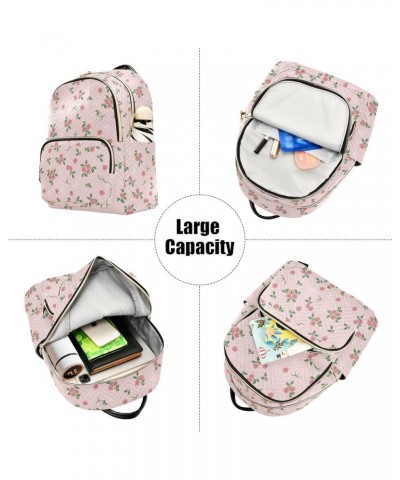 Rose Pink Casual Fashion Polyester Travel Rucksack Shoulder Bag Color Small $19.97 Backpacks