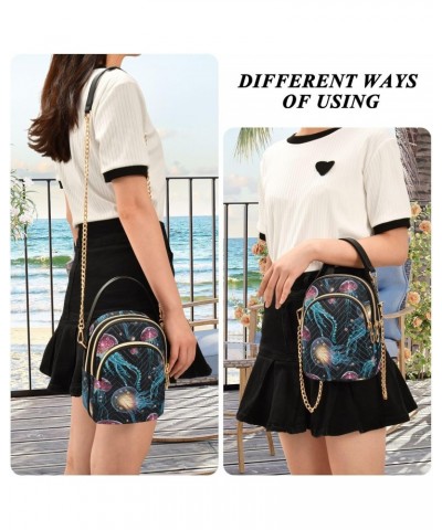 Jellyfish Small Crossbody Bags for Women Cell Phone Shoulder Purse Handbags Wallet 21216307 $12.69 Crossbody Bags