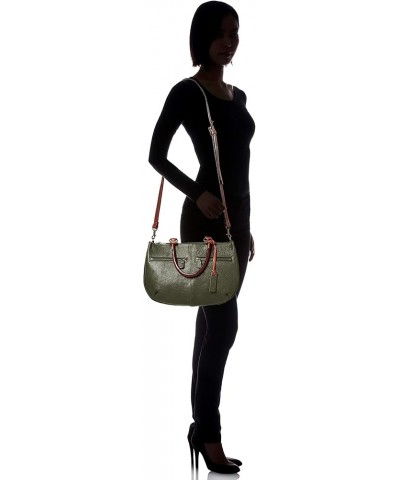 Leather Shoulder Bag Green $84.03 Handbags