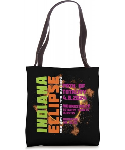 Mooresville Indiana 2024 Total Solar Eclipse Souvenir Tote Bag $15.92 Totes