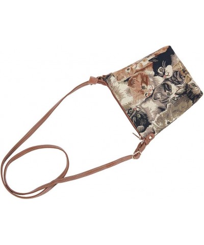 Tapestry Cross-body Satchel Bag/Lightweight Purse Cat $14.50 Satchels