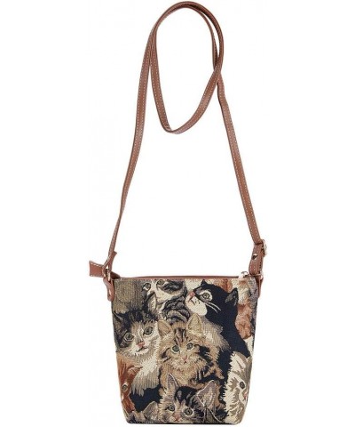 Tapestry Cross-body Satchel Bag/Lightweight Purse Cat $14.50 Satchels