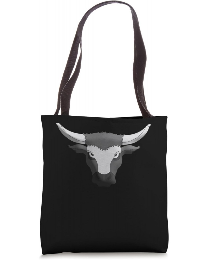 Cow Farm Animal Vintage Design Rodeo Pasture Livestock Horns Tote Bag $12.81 Totes