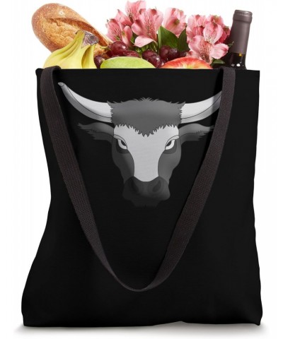 Cow Farm Animal Vintage Design Rodeo Pasture Livestock Horns Tote Bag $12.81 Totes