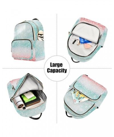 Women Backpack Glitter Blue Pink Durable Travel Backpack Lightweight Handbag Lady Purse Roomy Double Zipper Weekend Bag for E...