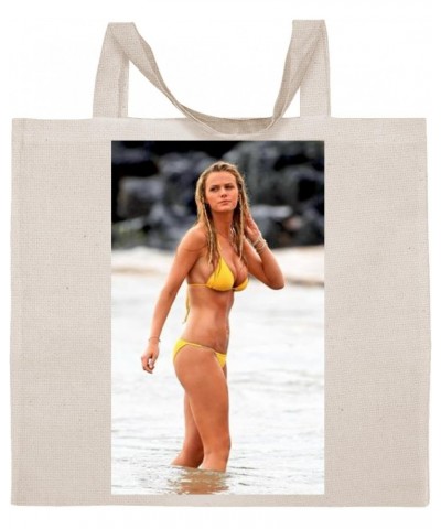 Brooklyn Decker - Cotton Photo Canvas Grocery Tote Bag IDPP145886 $20.08 Totes