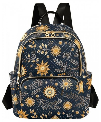 Sun Moon Boho Mandala Backpack Purse for Women Small Travel Bag Fashion Daypack M 202a5037 M(11.4"x6.1"x14.17") 202a5037 $19....