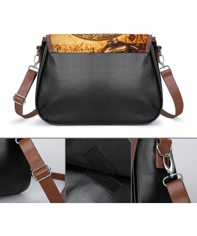 Leather Hobo Bags Women's Crossbody Shoulder Bag Classic City Top Handle Satchels Flower Green Color12 $27.99 Hobo Bags