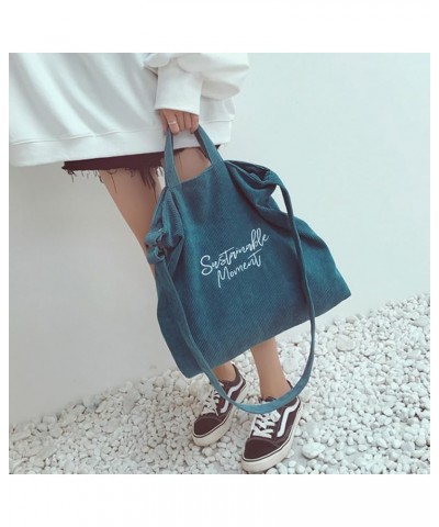 Women Tote Handbag Casual Crossbody Shoulder Bag Letter Vintage Messenger Hobo Bag Large College Satchel Bag Green $10.10 Sho...