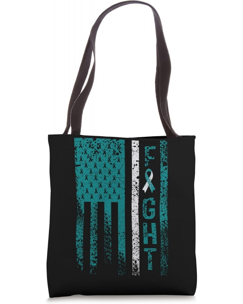 Fight Cervical Cancer Awareness Tote Bag $12.95 Totes