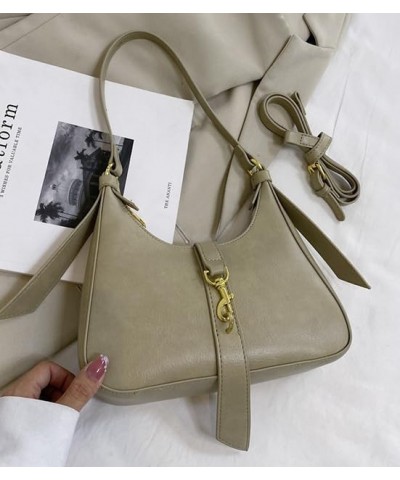 Long Shoulder Strap Bag, Crossbody, Solid Handheld, Hand, Armpit (khaki) $17.35 Crossbody Bags