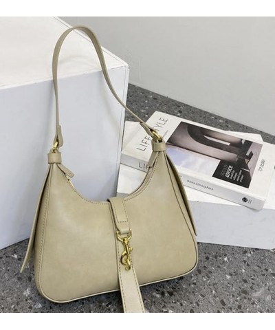 Long Shoulder Strap Bag, Crossbody, Solid Handheld, Hand, Armpit (khaki) $17.35 Crossbody Bags