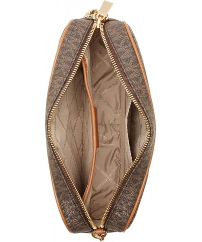 Jet Set Large East/West Crossbody Brown $61.25 Crossbody Bags