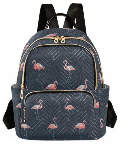 Vintage Flamingo Women's Backpack Purse Causal Daypack Work Travel College Business Trip Bag Shoulder Bag Medium $14.39 Backp...