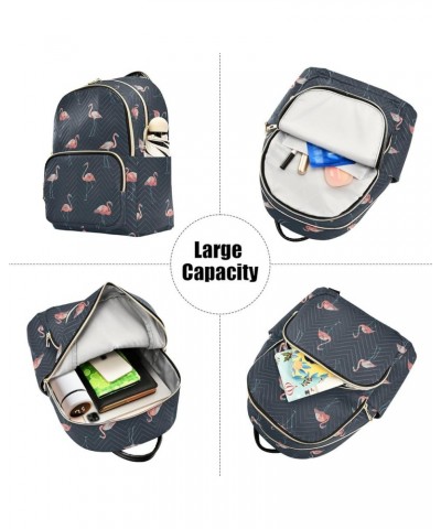 Vintage Flamingo Women's Backpack Purse Causal Daypack Work Travel College Business Trip Bag Shoulder Bag Medium $14.39 Backp...