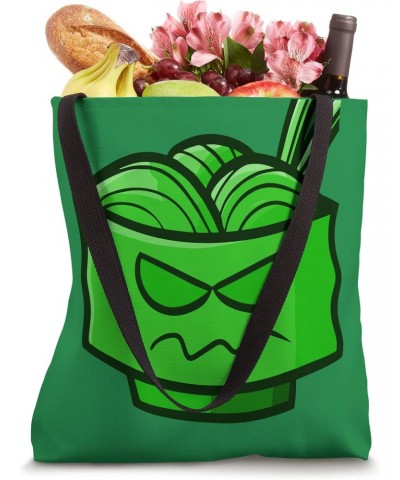 Ramen Scary Food Fun Japanese Green Face Monster Halloween Tote Bag $13.77 Totes