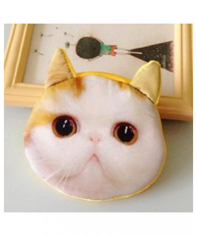 Fashionable and Cute Cartoon Animal Gifts Purse BagCard Bag Key Bag 3D Cat Printing Wallet Female Wallet for Women (WH1, One ...