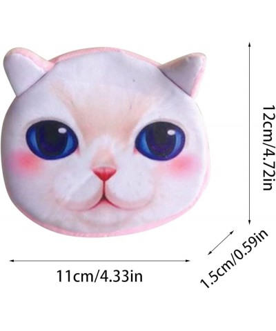 Fashionable and Cute Cartoon Animal Gifts Purse BagCard Bag Key Bag 3D Cat Printing Wallet Female Wallet for Women (WH1, One ...