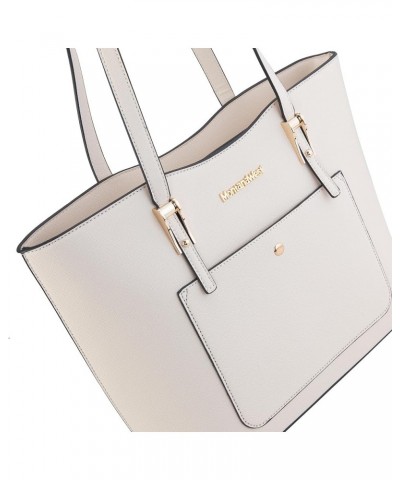 3PCS Purses for Women Tote Purse and Wallet Set Shoulder Satchel Bags Z Handbag Beige $15.20 Totes