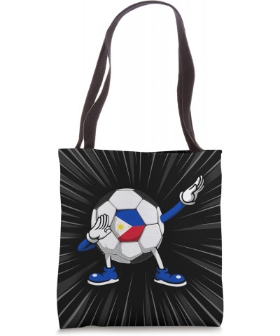 Dabbing Soccer Philippines Jersey Philippine Football Lovers Tote Bag $10.02 Totes