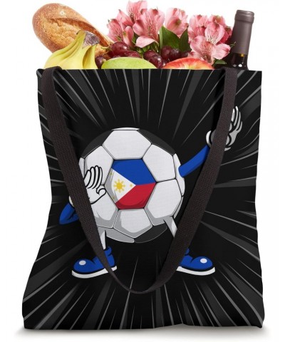 Dabbing Soccer Philippines Jersey Philippine Football Lovers Tote Bag $10.02 Totes