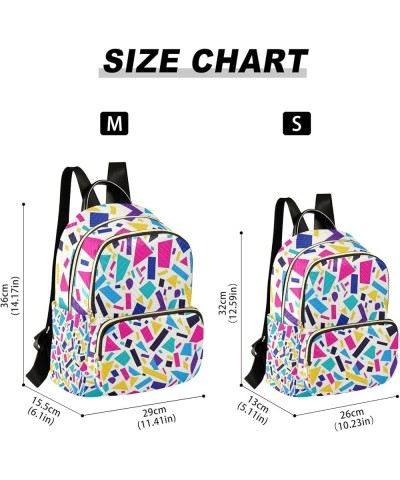 Small Backpack Purse for Women, Colored Graffiti Travel Bag Casual Daypack Shoulder Bag Small $16.20 Backpacks