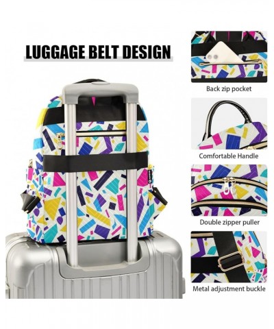 Small Backpack Purse for Women, Colored Graffiti Travel Bag Casual Daypack Shoulder Bag Small $16.20 Backpacks