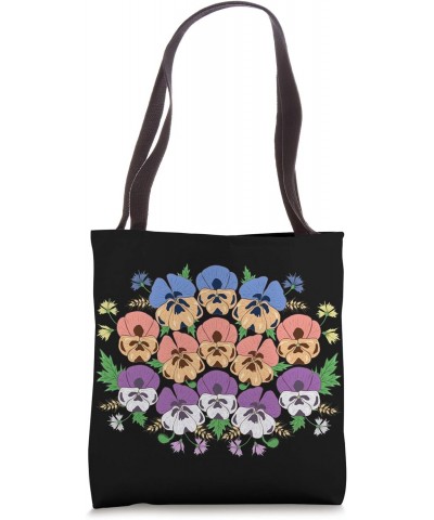 Pansies Flowers - Cute Floral Vintage Pansy Lover Gift Tote Bag $9.40 Totes