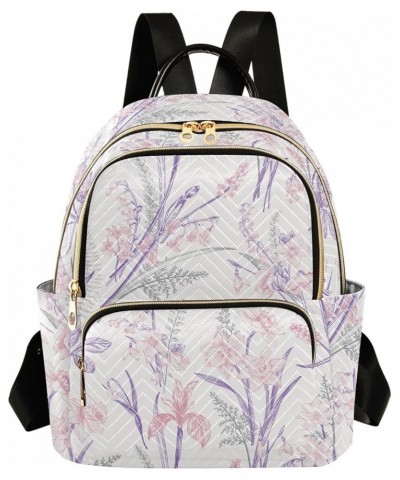 Spring and Summer Flowers Women Backpack Purse Shoulder Bag Color $12.40 Backpacks