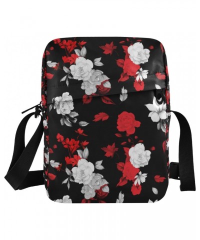 Magnolia Leaves Flower Messenger Bag for Women Men Crossbody Shoulder Bag Cell Phone Bag Wallet Purses Shoulder Handbag with ...