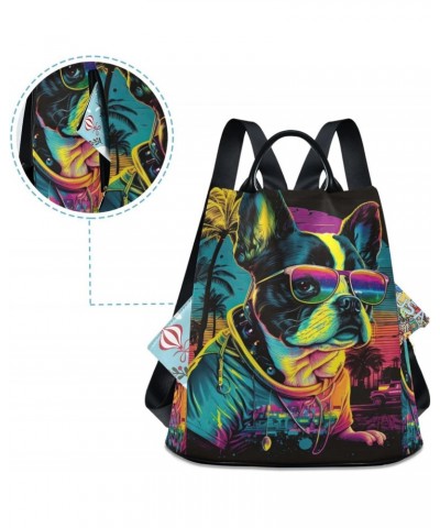 Puppy Dog 80s Style Backpack for Women, Fashion Anti Theft Casual Daypack Shoulder Bag Purse for Travel Work 15 inches $16.40...