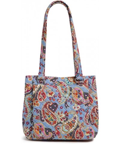 Women's Cotton Multi-Compartment Shoulder Satchel Purse Provence Paisley $39.72 Satchels