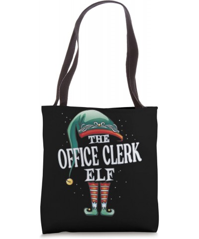 Office Clerk Elf Christmas Group Xmas Pajama Party Tote Bag $9.76 Totes