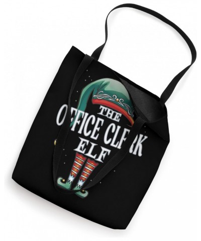 Office Clerk Elf Christmas Group Xmas Pajama Party Tote Bag $9.76 Totes