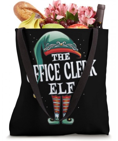 Office Clerk Elf Christmas Group Xmas Pajama Party Tote Bag $9.76 Totes