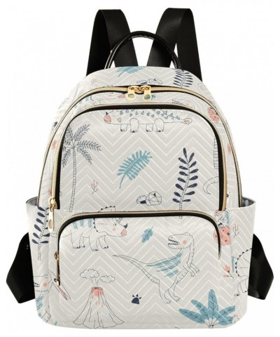 Mini Backpack Purse for Women Lightweight Girls Small Size Dino Patterns 1 School Teens College Traveling Small $19.46 Backpacks