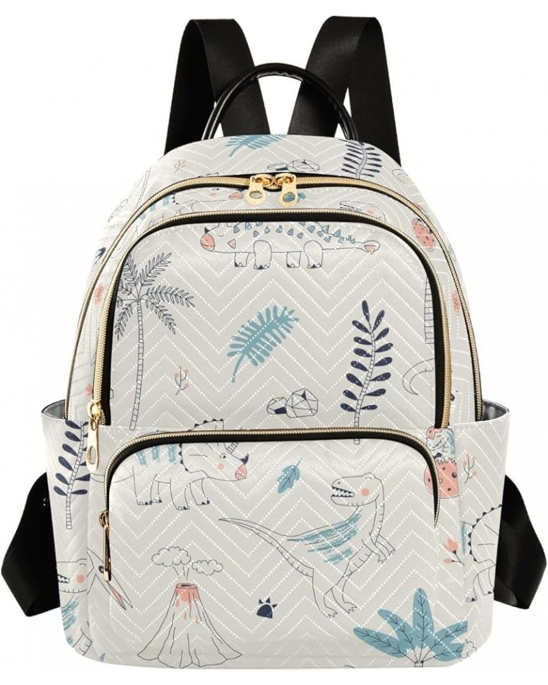 Mini Backpack Purse for Women Lightweight Girls Small Size Dino Patterns 1 School Teens College Traveling Small $19.46 Backpacks