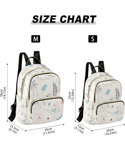 Mini Backpack Purse for Women Lightweight Girls Small Size Dino Patterns 1 School Teens College Traveling Small $19.46 Backpacks