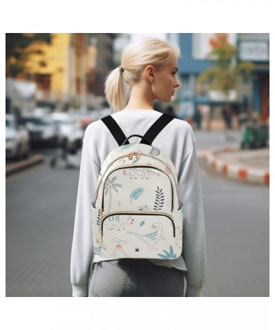 Mini Backpack Purse for Women Lightweight Girls Small Size Dino Patterns 1 School Teens College Traveling Small $19.46 Backpacks