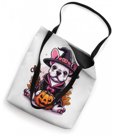 Frenchie Halloween Outfit Witches For Lover Dog Tote Bag $10.80 Totes