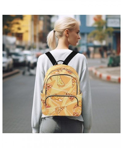 Mini Backpack Purse for Women Lightweight Girls Small Size Delicious Food Pizza School Teens College Traveling Medium $17.48 ...