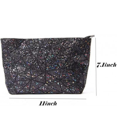 Womens Geometric Purse Holographic Chain Crossbody Bag Clutch Purse Womens Purse bags Ladies Shoulder Messenger Bags Black $1...