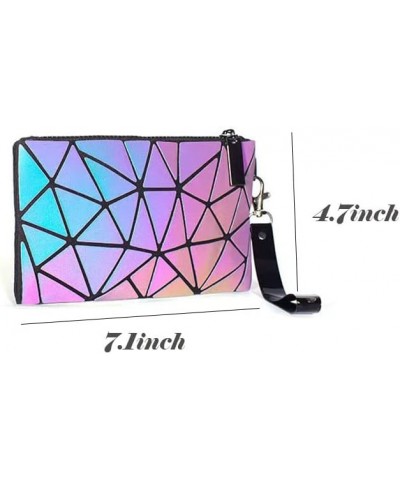 Womens Geometric Purse Holographic Chain Crossbody Bag Clutch Purse Womens Purse bags Ladies Shoulder Messenger Bags Black $1...