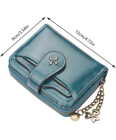 Small Wallets for Women Bifold Credit Card Holder with Zipper Card Case Purse with ID Window Clutch Wallets Compact for Women...