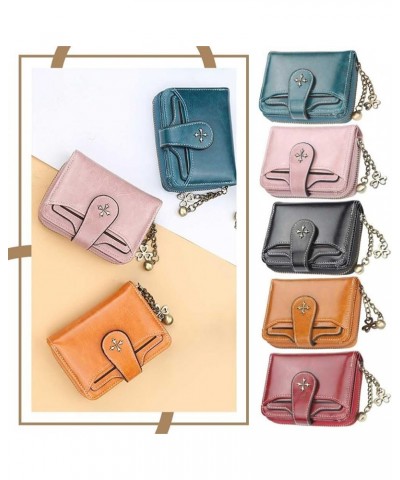 Small Wallets for Women Bifold Credit Card Holder with Zipper Card Case Purse with ID Window Clutch Wallets Compact for Women...