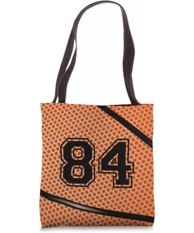 Basketball Jersey Number 84 Eighty Four No 84 Game Play Tote Bag $12.24 Totes