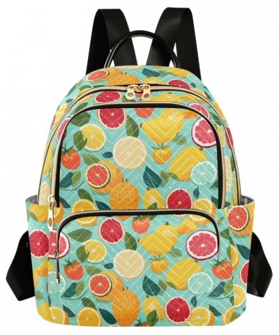 Colorful Lemon Fashion Backpack Purse for Women, Casual Daypacks, Ladies Gift for Traveling Hiking Multicolor Medium $13.95 B...